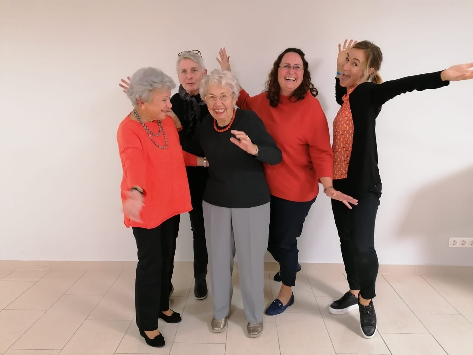 Lustiges Fotoshooting beim Clubabend