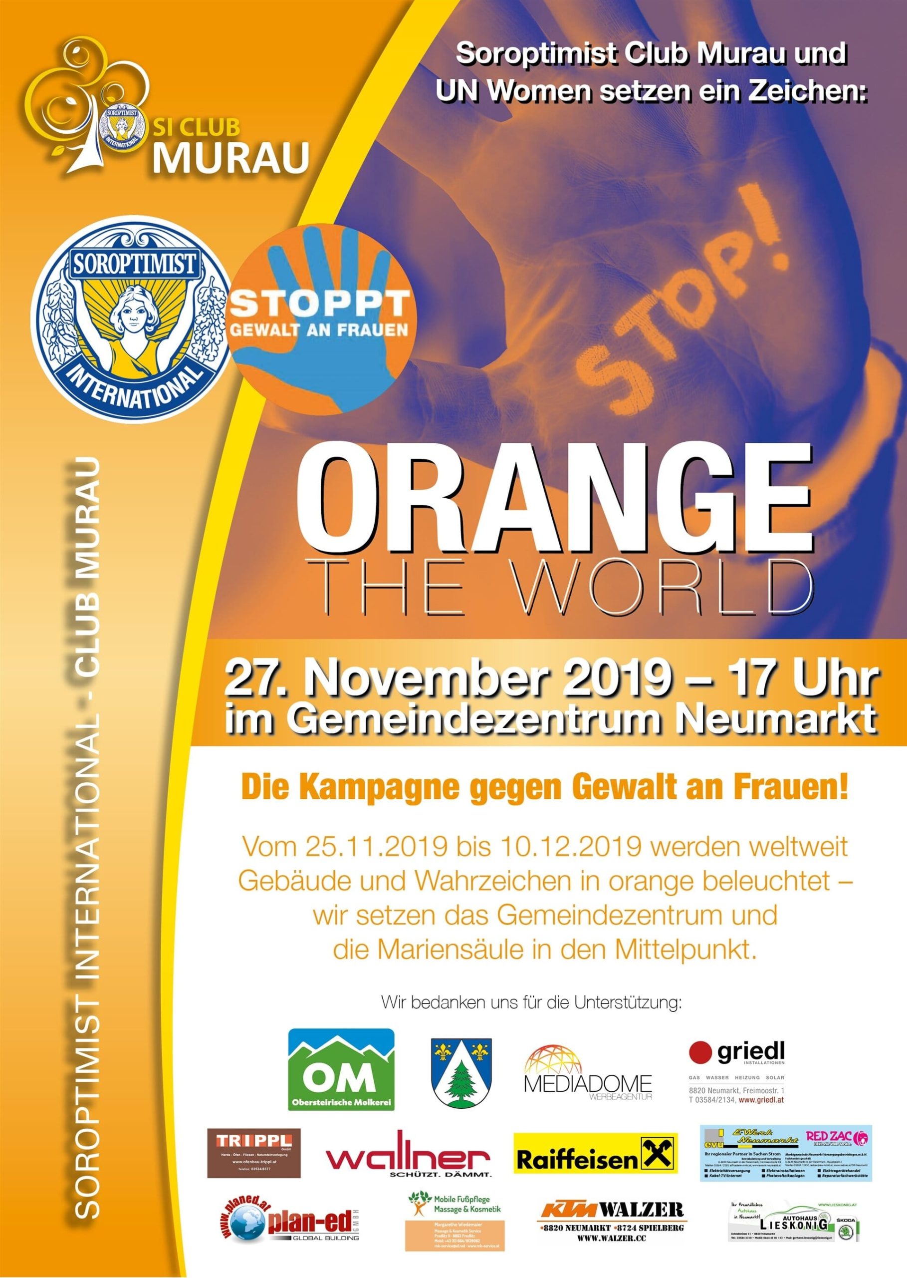 Orange the World Kampagne 2019