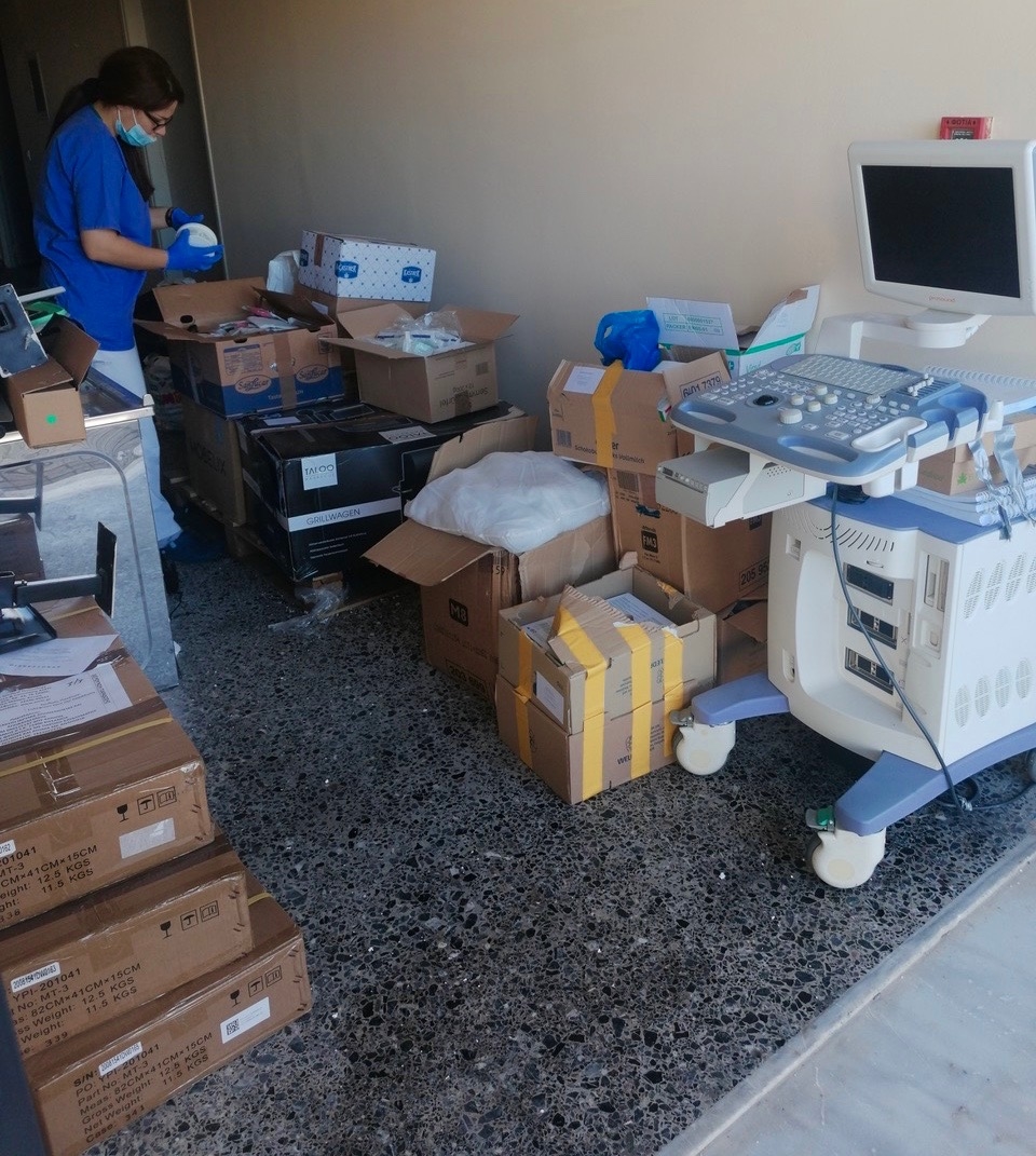 Medizinische Hilfslieferung für Kreta