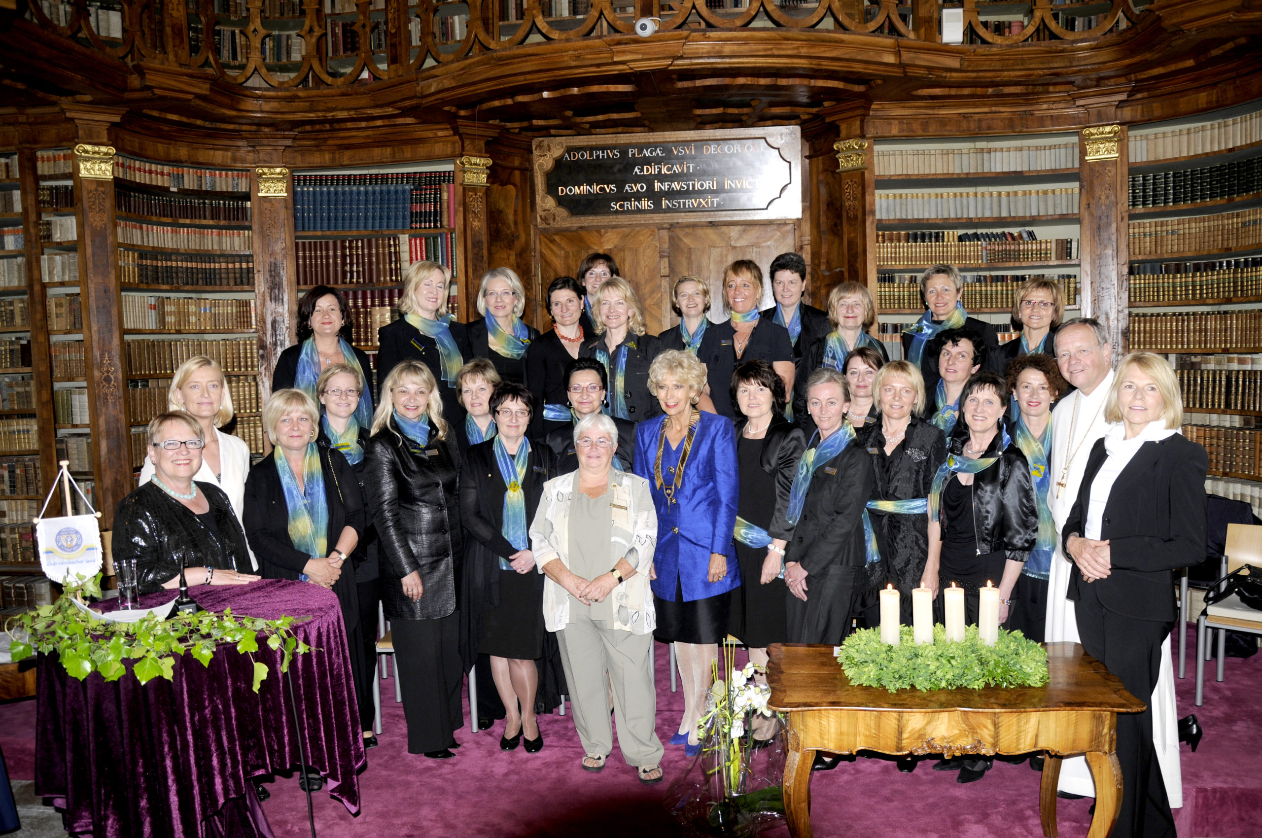 Charterfeier in der Stiftsbibliothek Schlägl