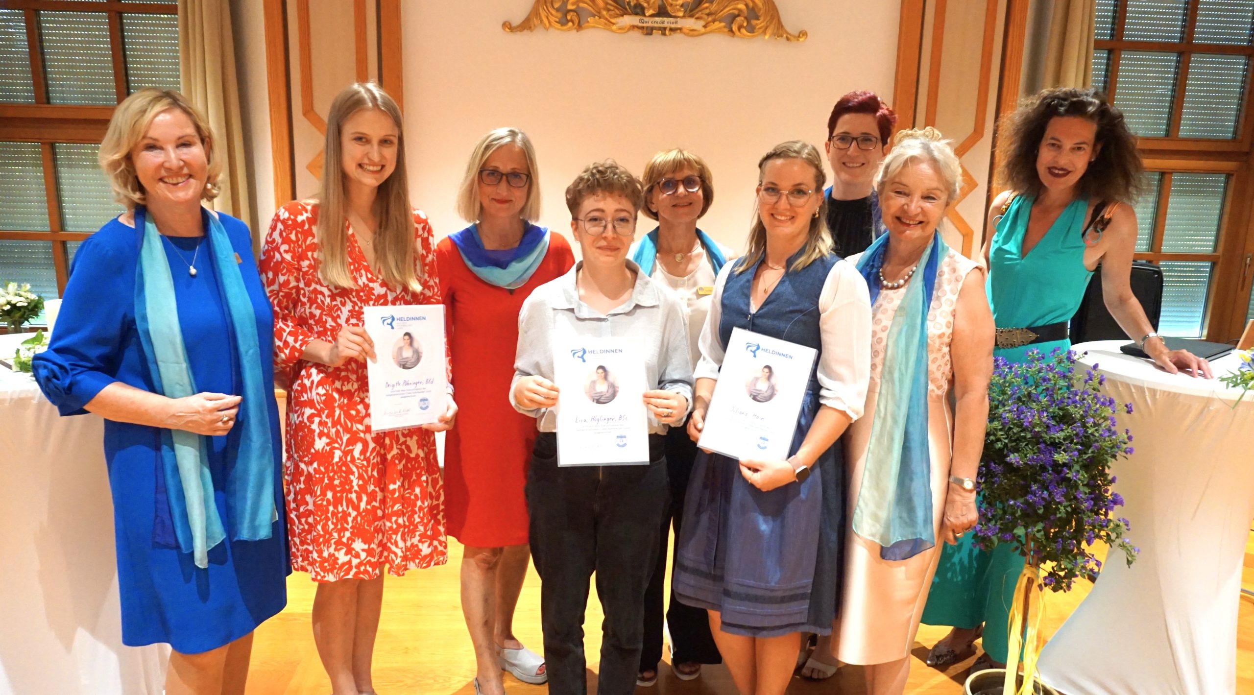 Soroptimistinnen aus dem Rohrbacher Land kürten zum 15-jährigen Jubiläum drei junge Heldinnen