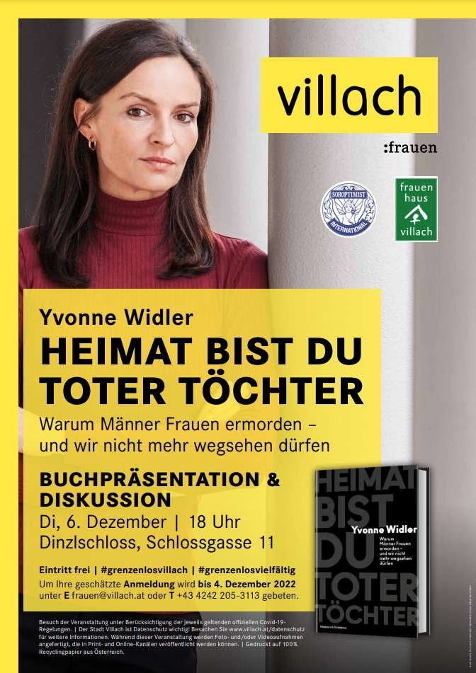Buchpräsentation „Heimat bist du toter Töchter“