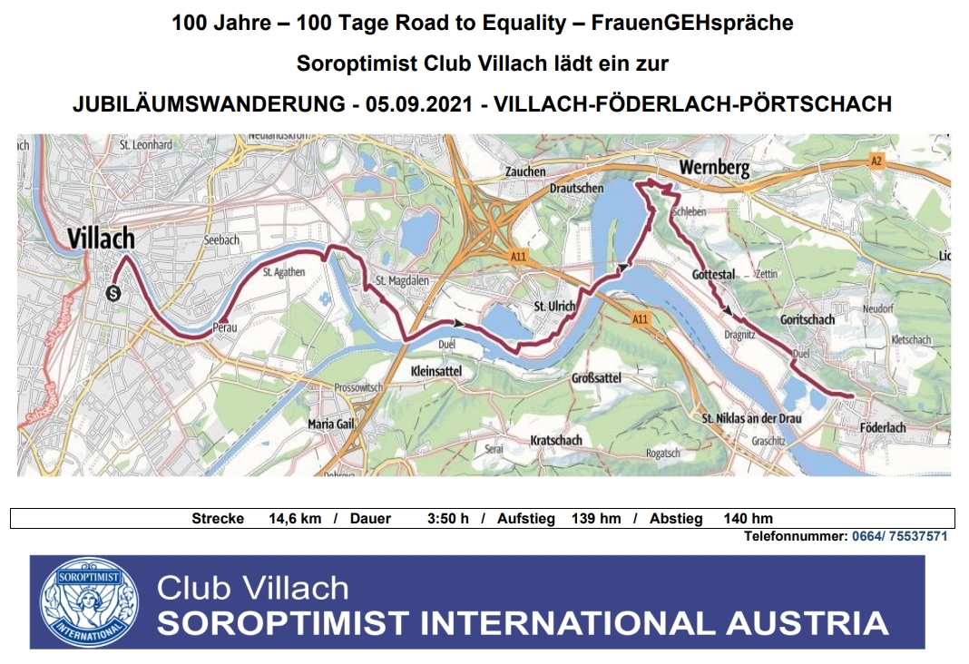 Jubiläumswanderung Frauen GEHspräche Club Villach