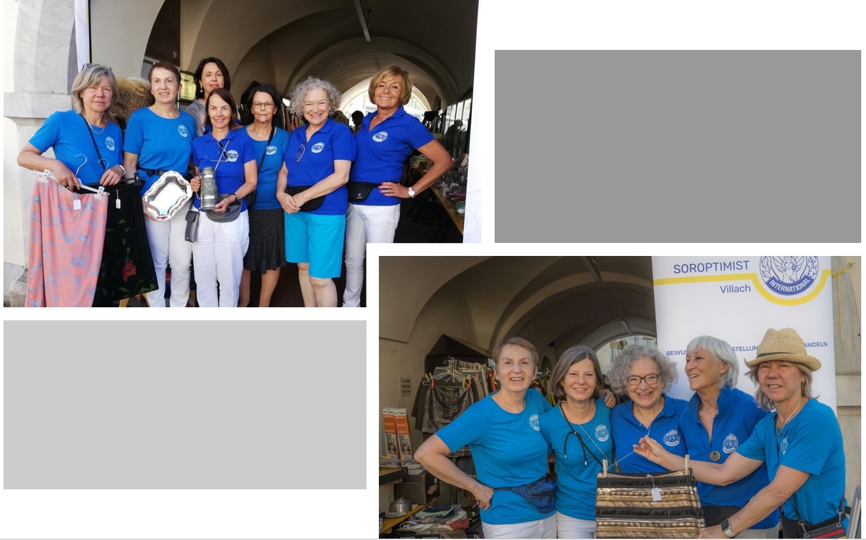 Großer Erfolg beim Edelflohmarkt der Soroptimistinnen Villach