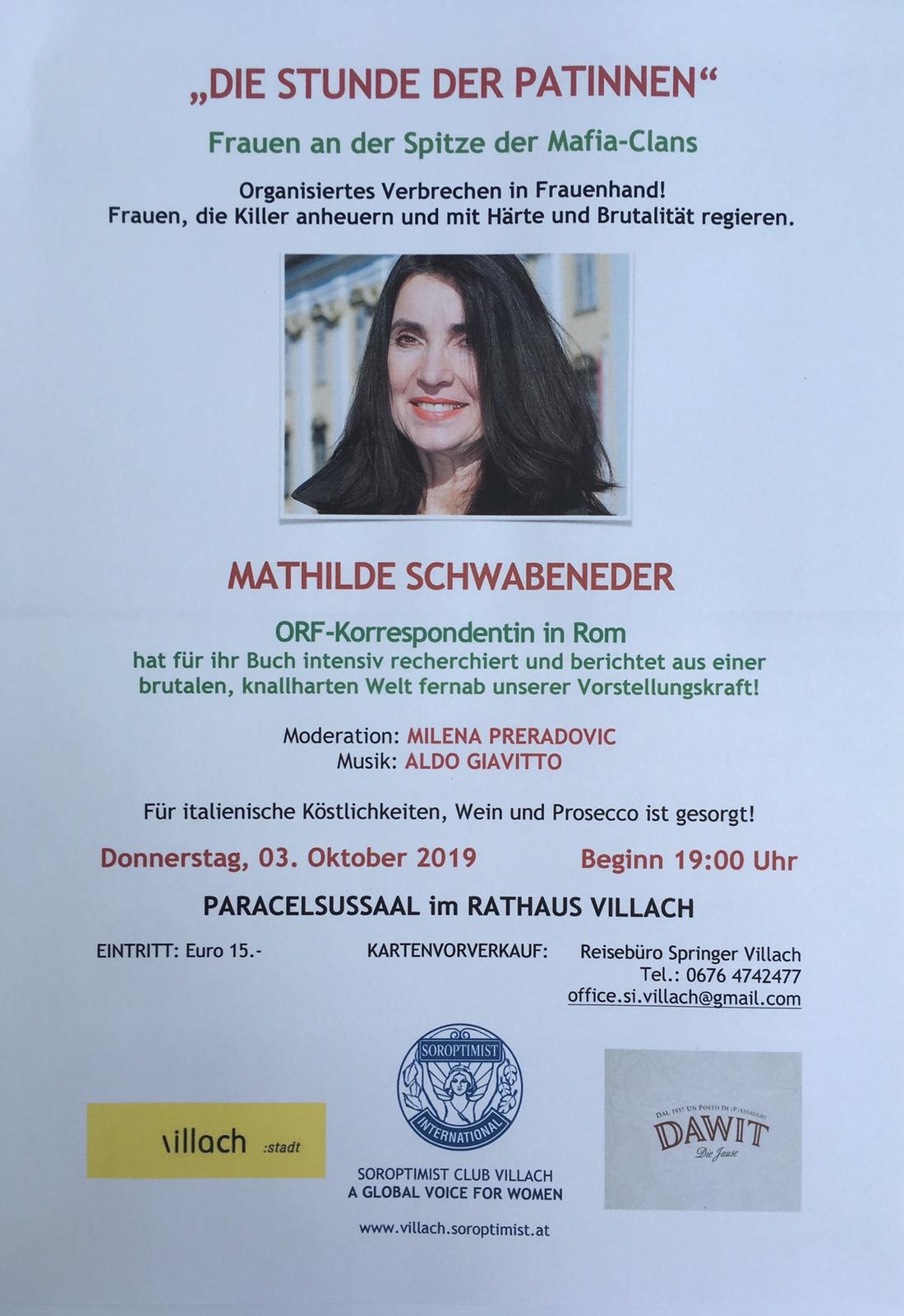 Die Stunde der Patinnen – AUSVERKAUFT!!