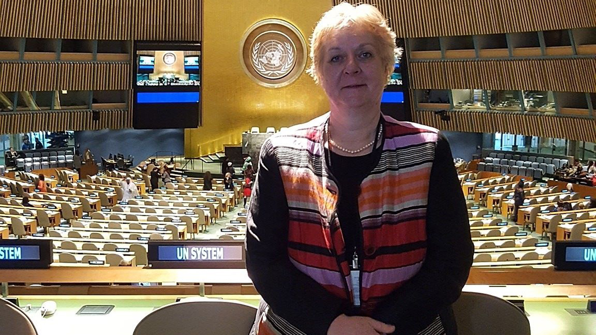 Martina Gredler in New York