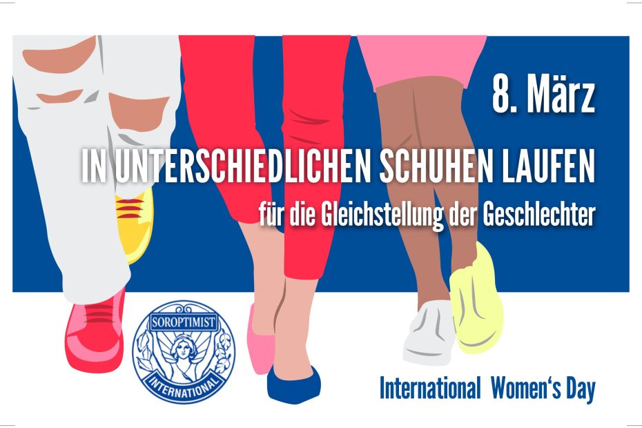 Am Weltfrauentag gehen wir in unterschiedlichen Schuhen