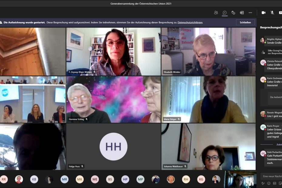 Erstmals Generalversammlung online